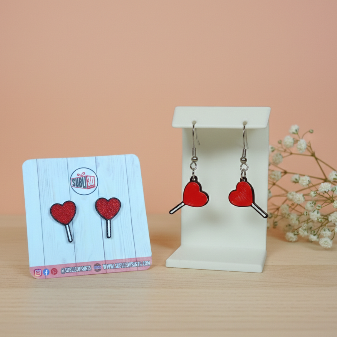 Pendientes 3D "Lollipop"