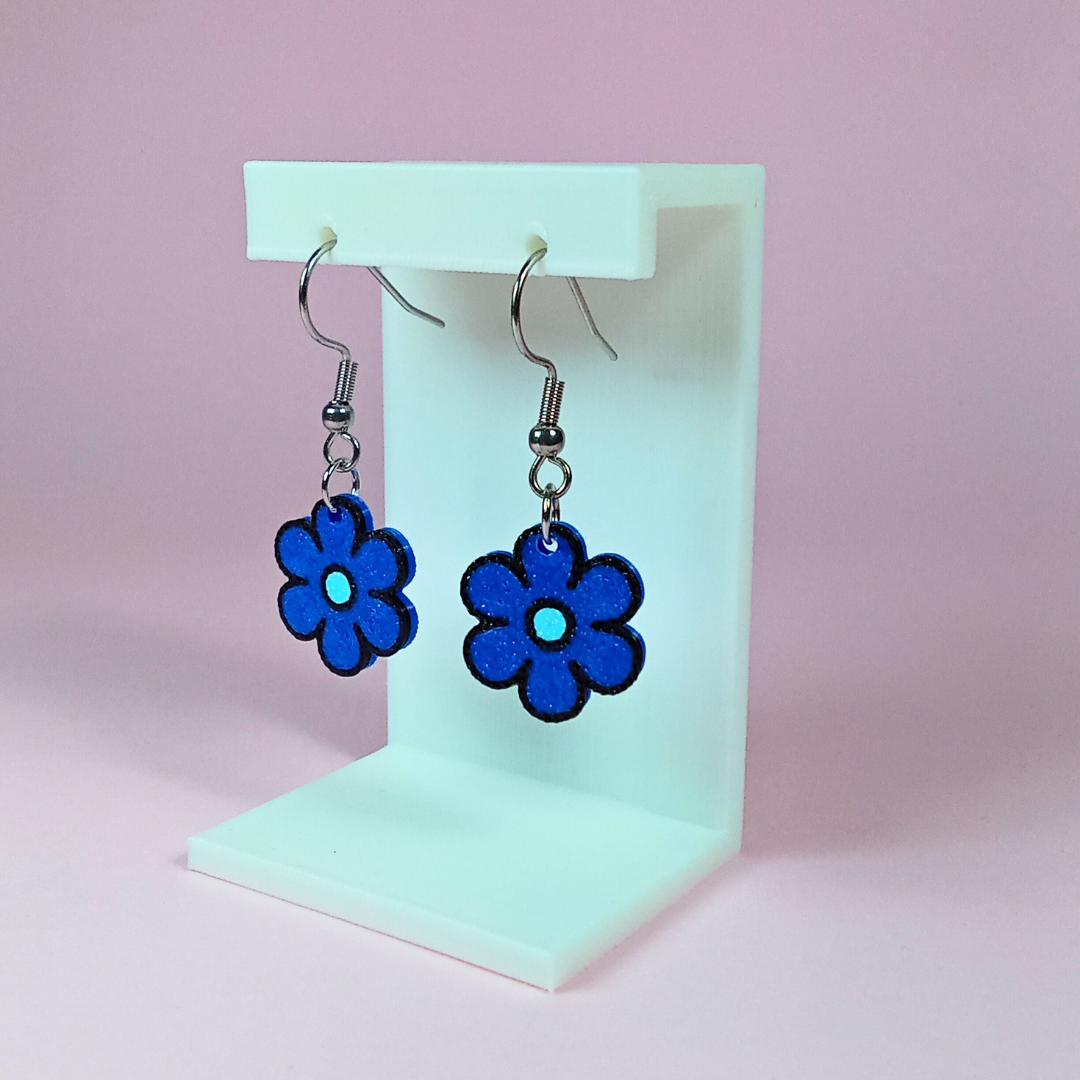 Pendientes 3D "Margarita"