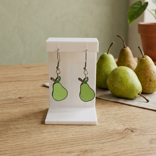 Pendientes 3D "Pera"