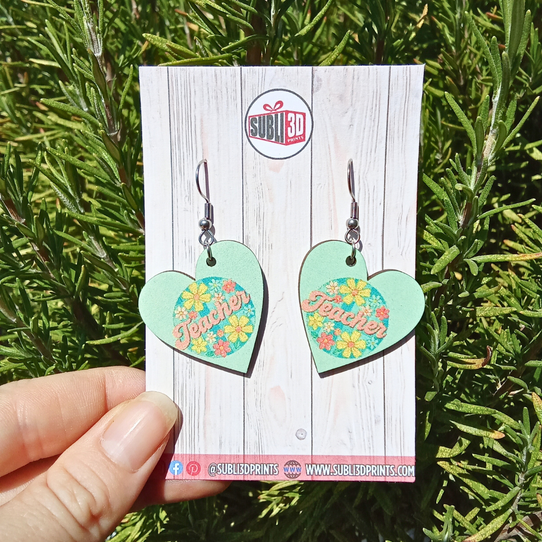 Pendientes "Teacher"