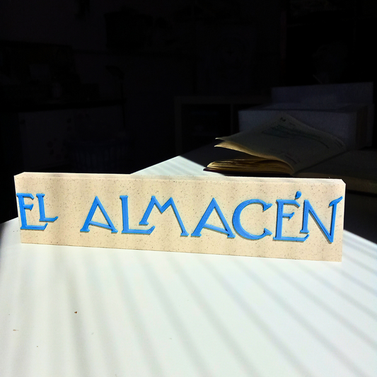 Letrero 3D para negocio