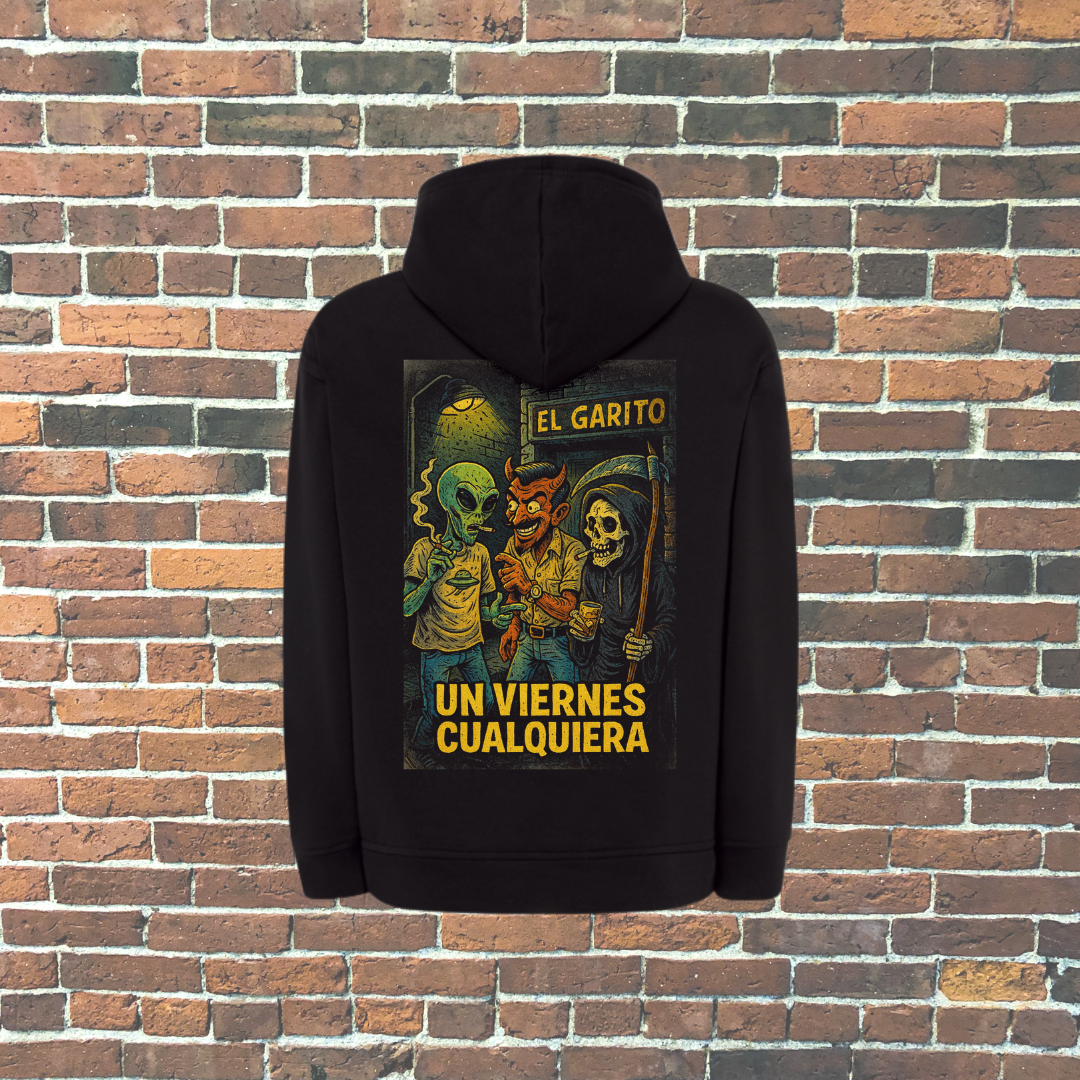 Sudadera Capucha "Un viernes cualquiera"
