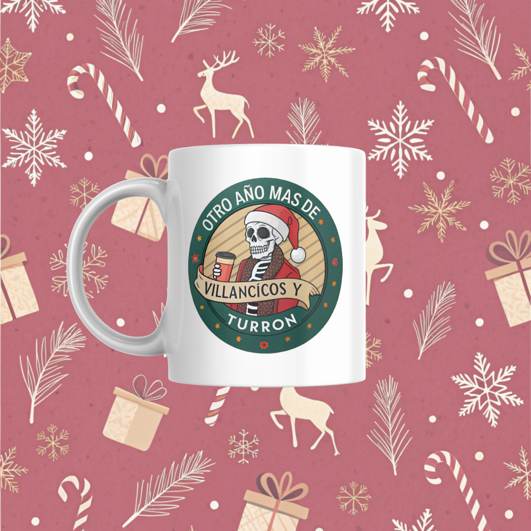 Taza "Villancicos y turrón"