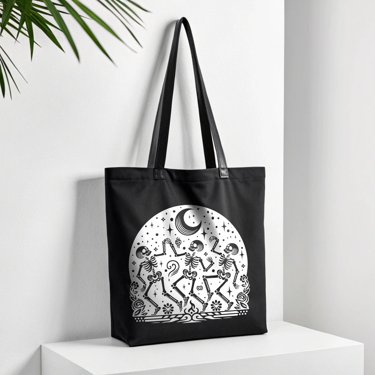 Bolsa de tela "Skeletons under the moon" - Product Image