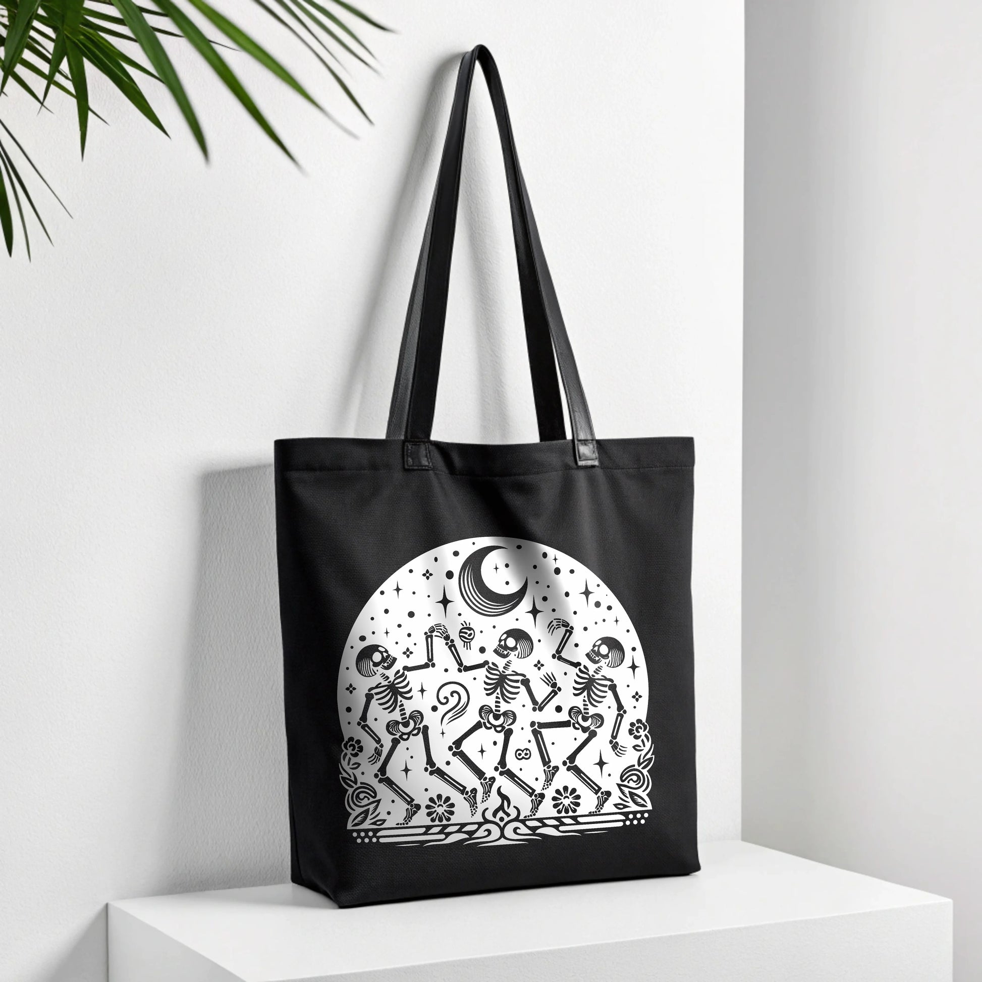 Bolsa de tela "Skeletons under the moon" - Product Image
