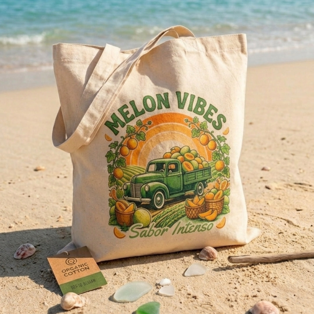 Bolsa de tela "Melón" algodón orgánico