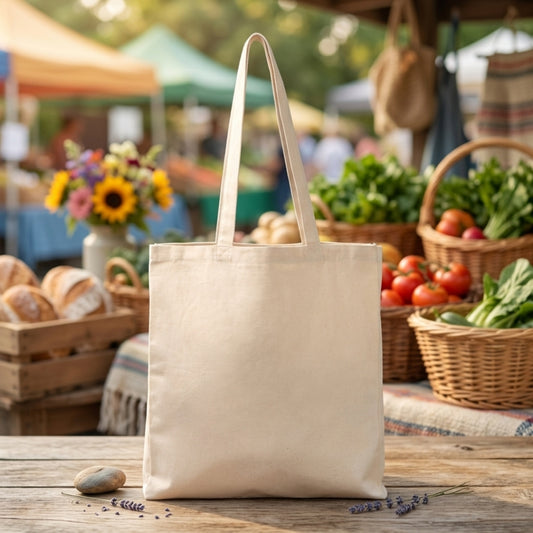 Bolsa de tela algodón orgánico personalizada