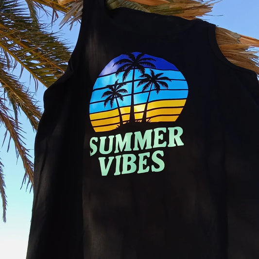 Camiseta de tirantas "Summer Vibes" - Product Image