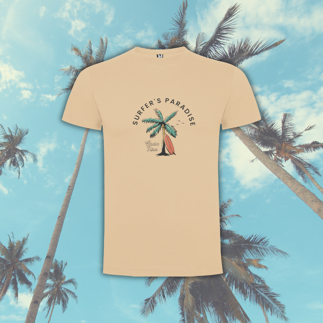 Camiseta "Surfer's Paradise Cádiz Vibes"