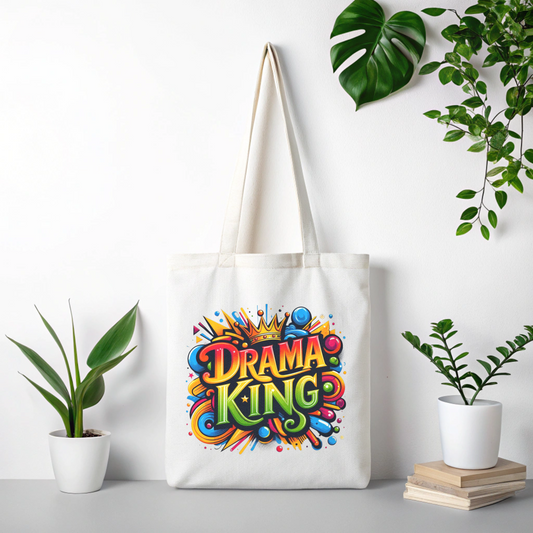 Bolsa de tela "Drama king"