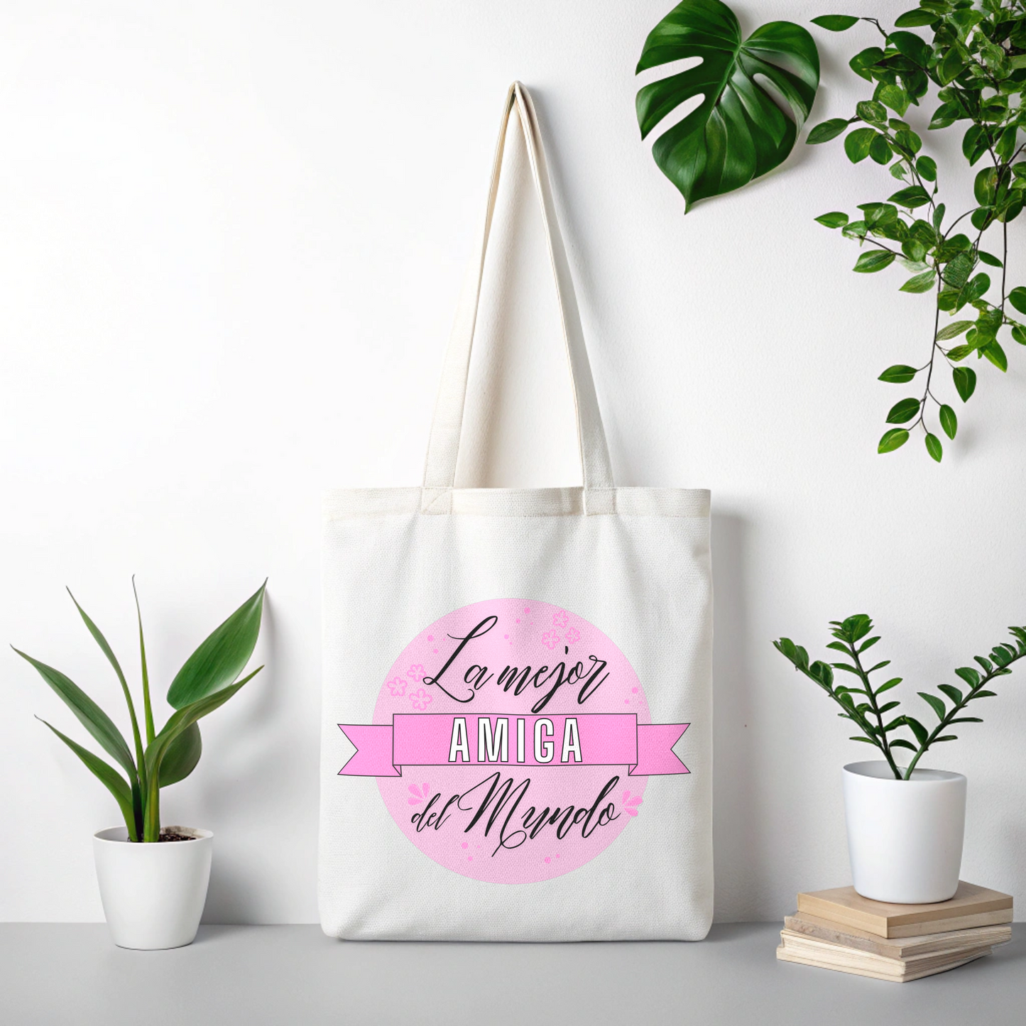 Bolsa de tela "La mejor amiga del mundo"