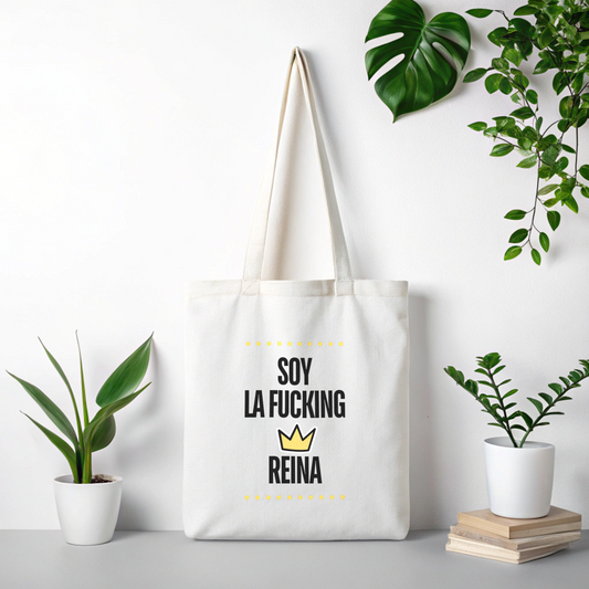 Bolsa de tela "Soy la fucking reina" "Soy el fucking rey"