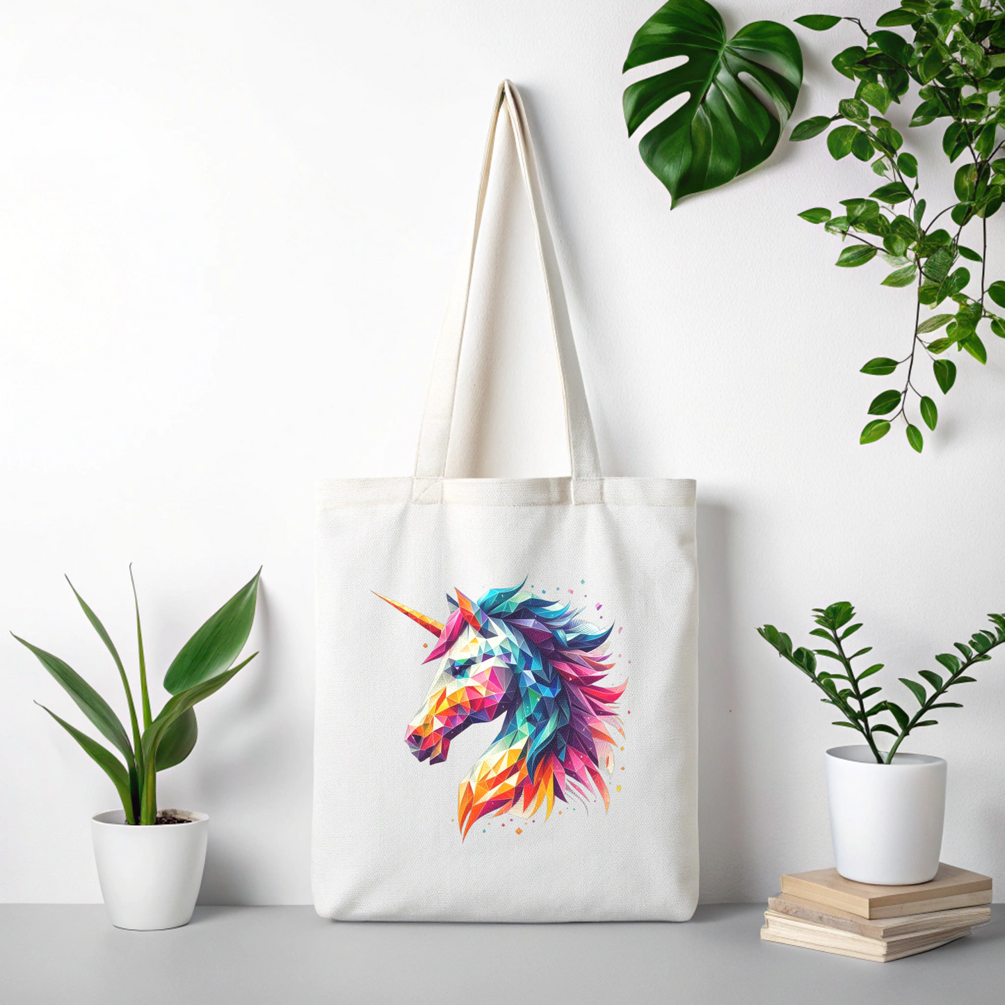 Bolsa de tela "Unicornio color"