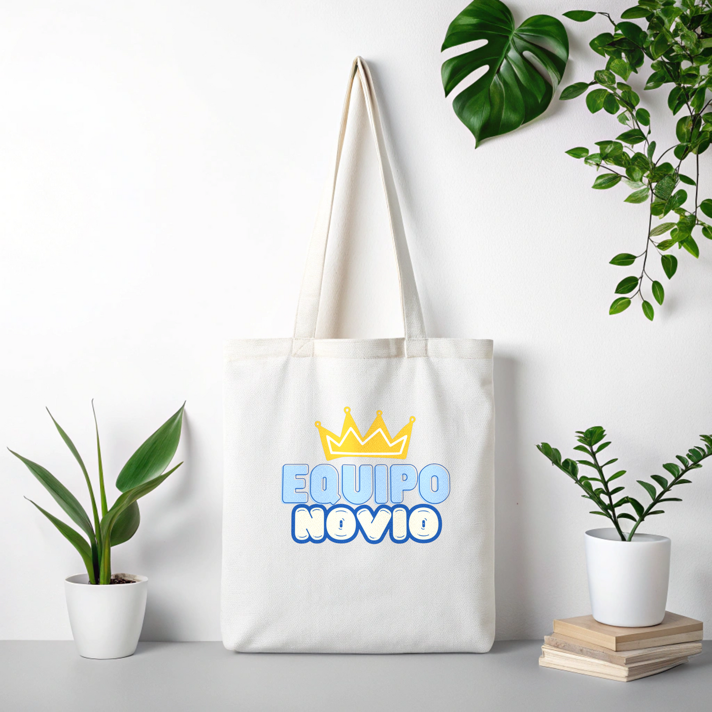 Bolsa de tela "Equipo novia" "Equipo novio"