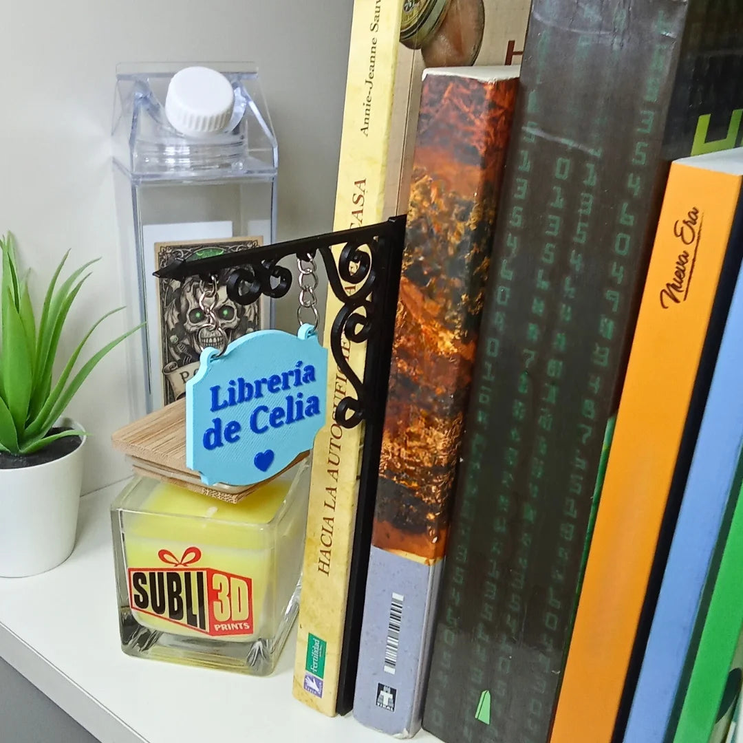 Cartel Librería 3D personalizado - Product Image