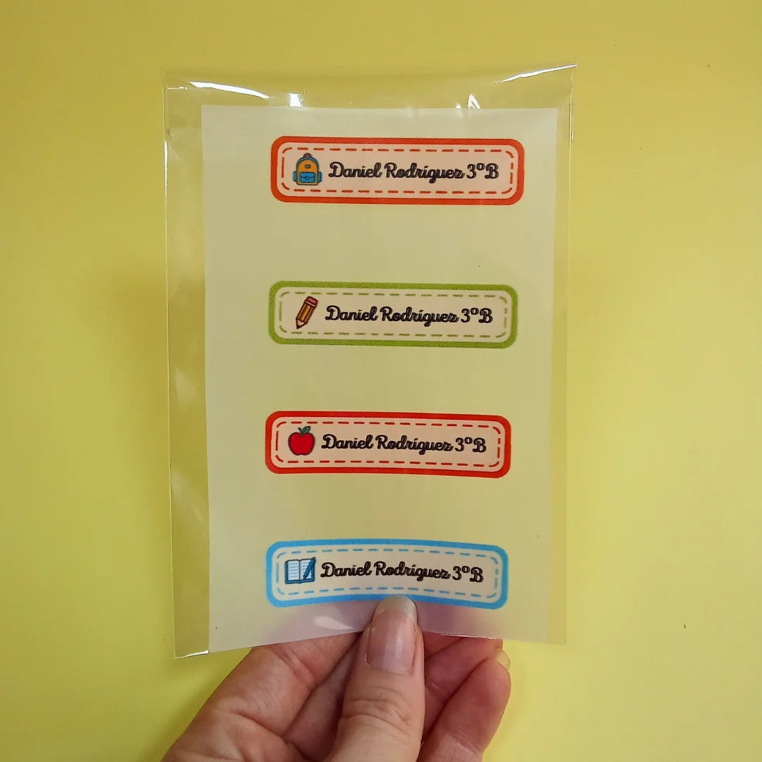 Etiquetas Escolares Personalizadas para la ropa - Product Image