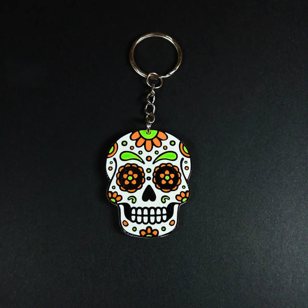 Llavero 3D "Calavera Mexicana" - Product Image