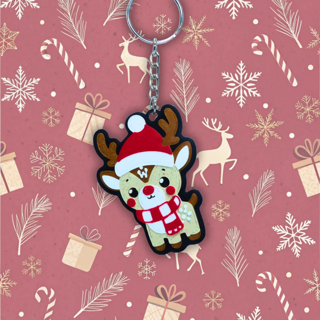 Llavero 3D "Cute Reindeer" - Product Image