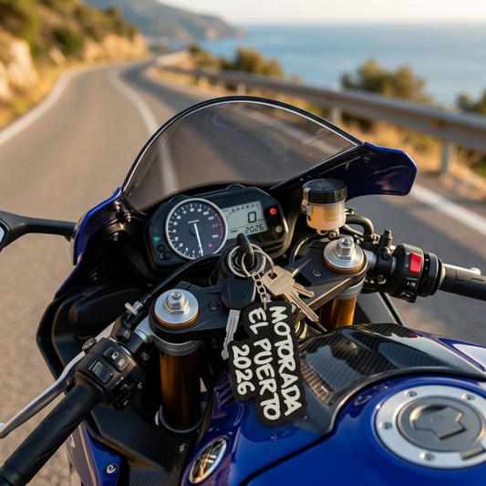 Llavero 3D "Motorada El Puerto 2026"