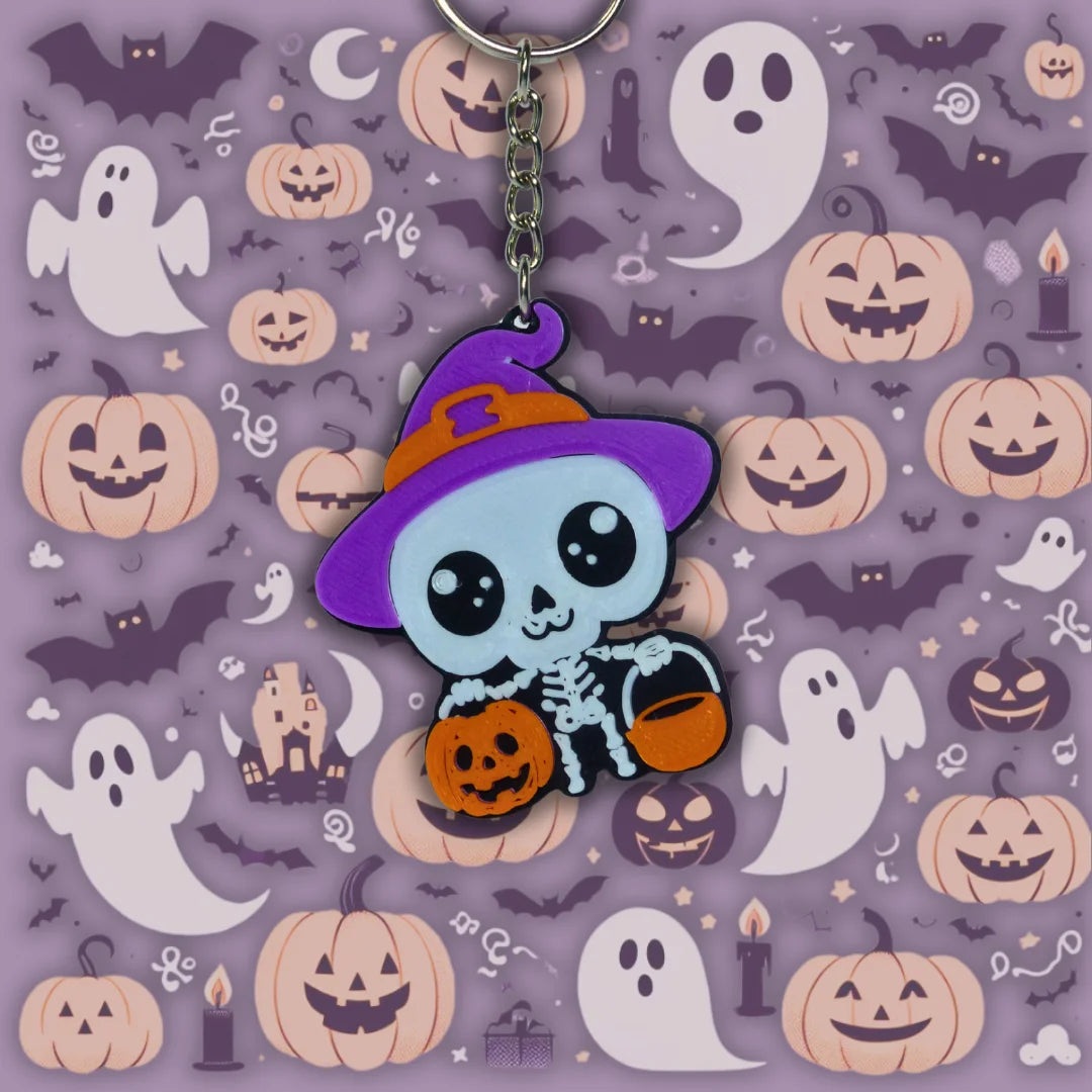 Llavero 3D "Skeletonween" - Product Image