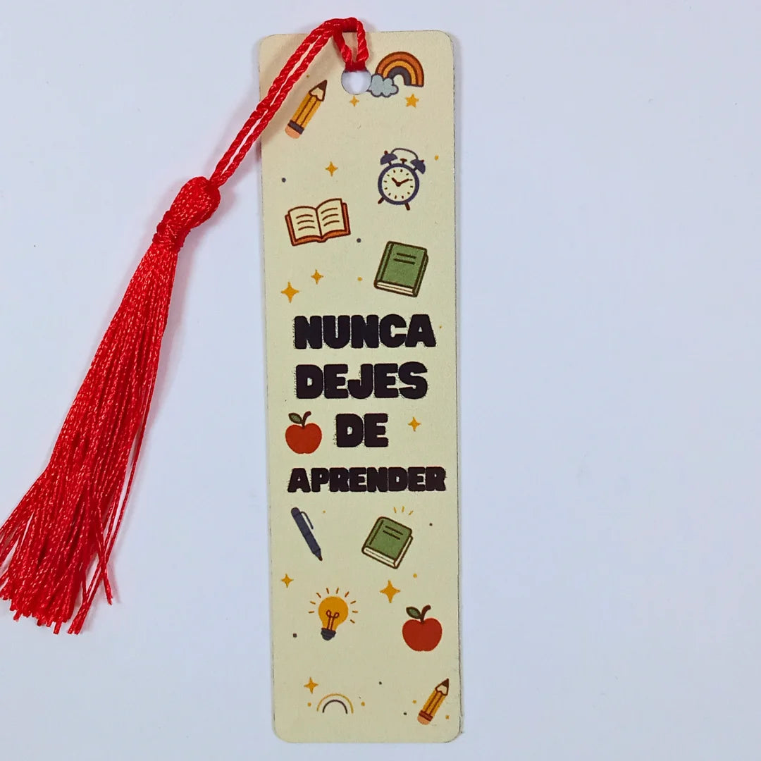 Marcapáginas "Nunca dejes de aprender" - Product Image