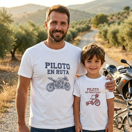 Pack camisetas familiar moteros