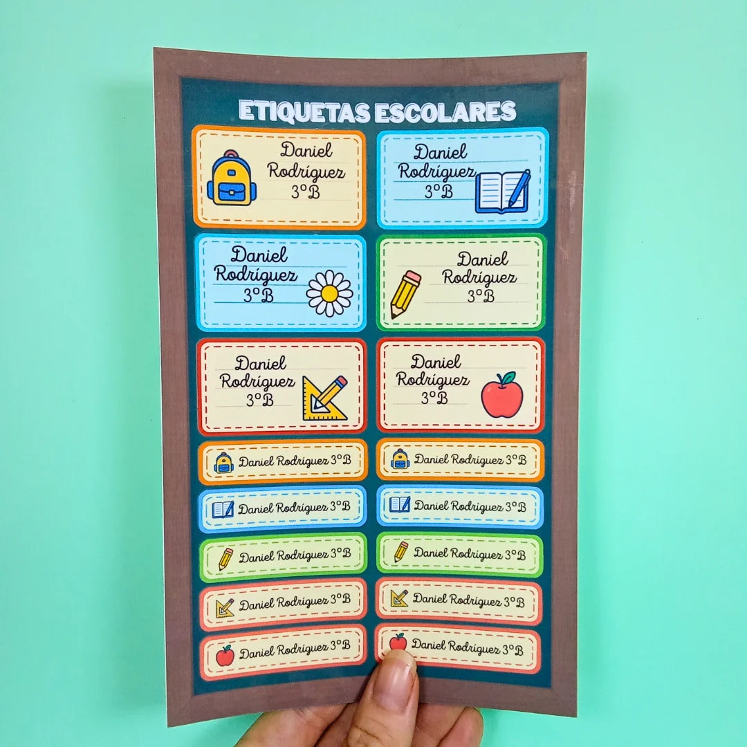 Pegatinas Escolares Personalizadas - Product Image