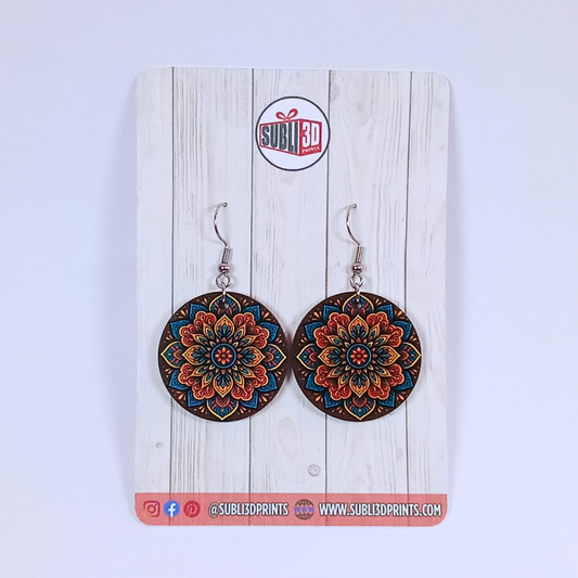 Pendientes "Circle Mandala" varios diseños
