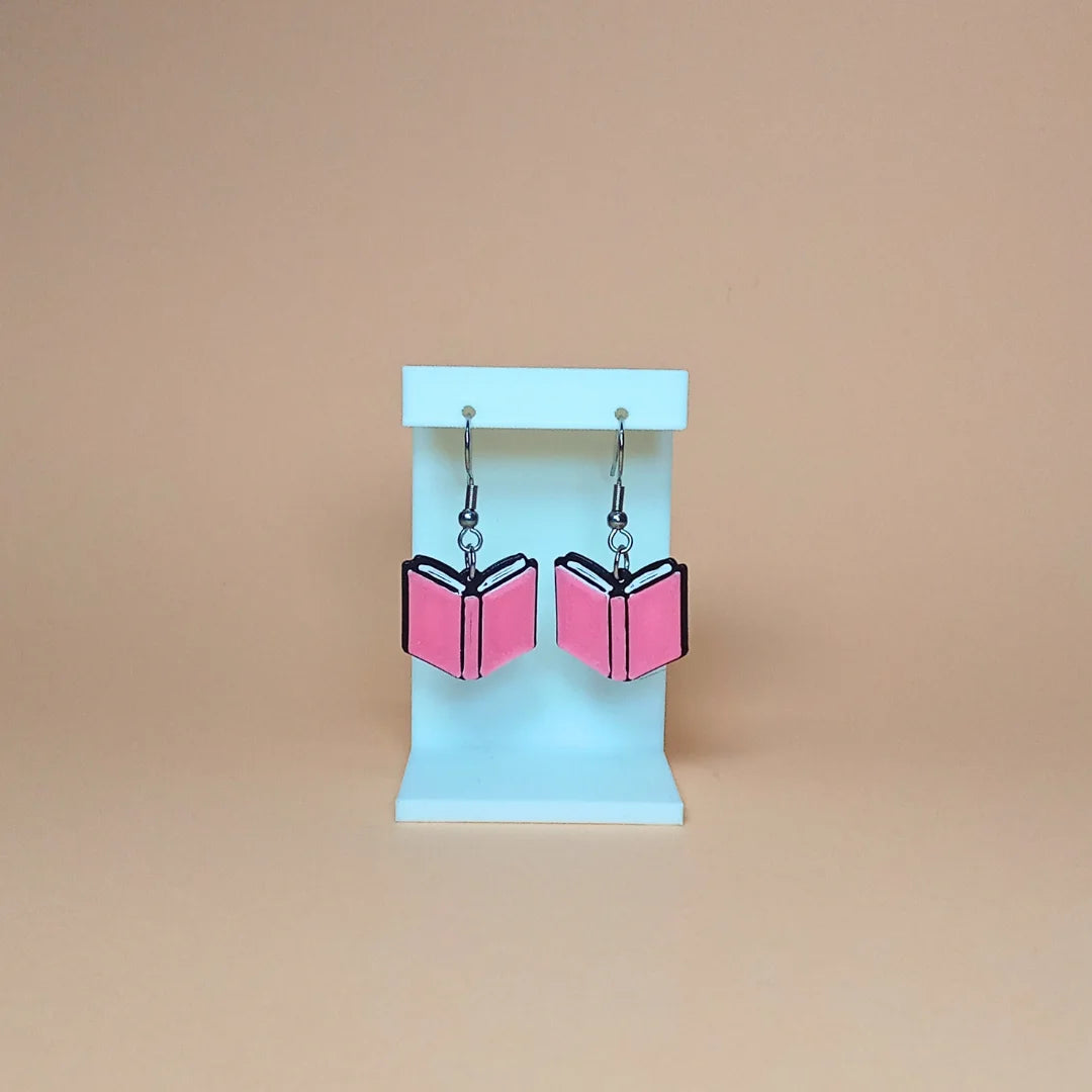 Pendientes 3D "Book" - Product Image