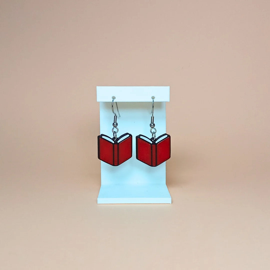 Pendientes 3D "Book" - Product Image