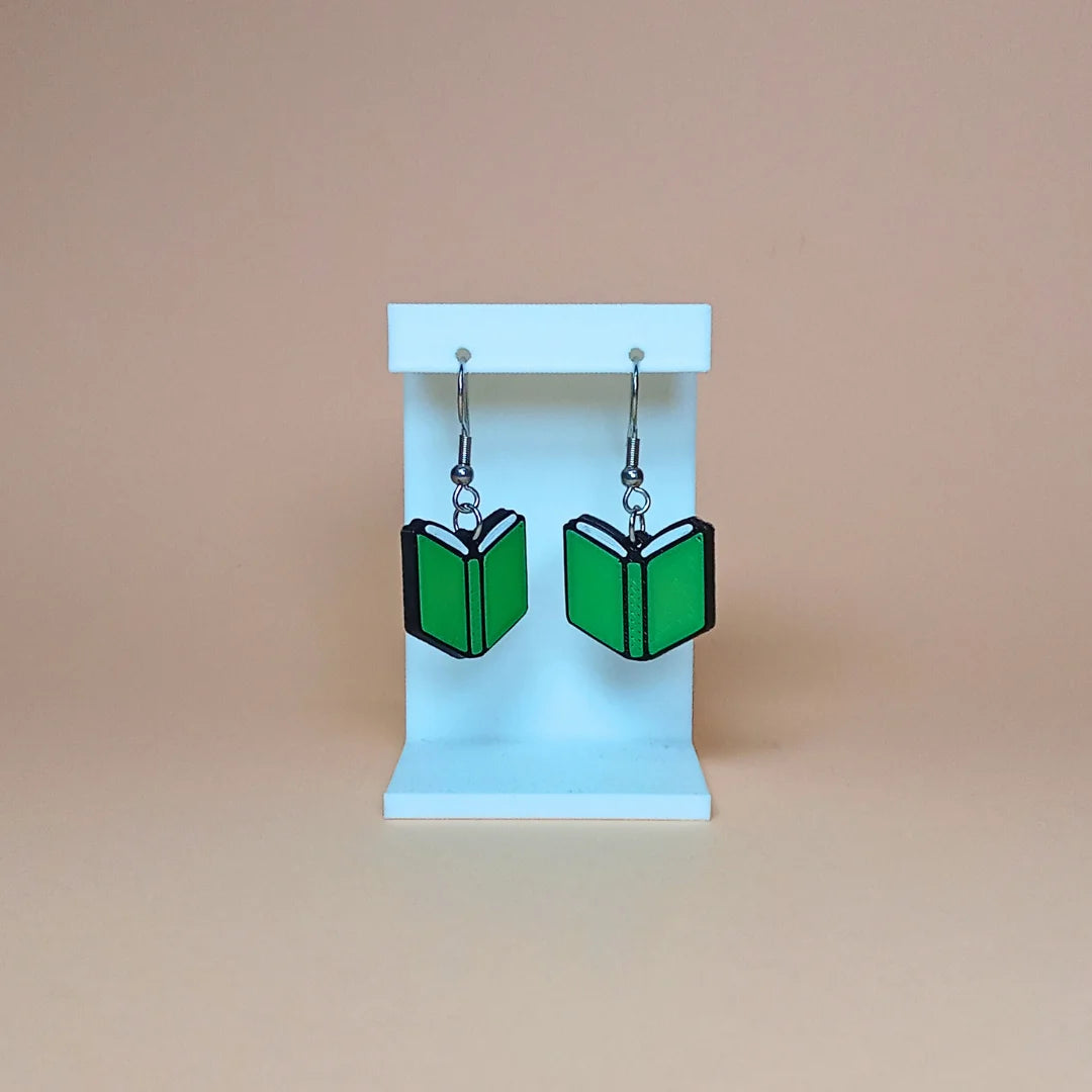 Pendientes 3D "Book" - Product Image