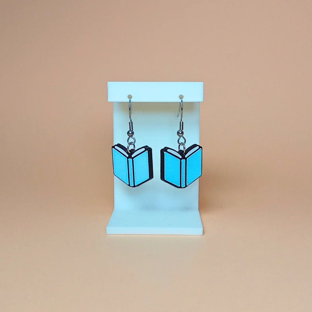 Pendientes 3D "Book" - Product Image