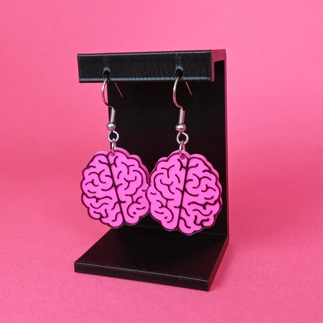 Pendientes 3D "Brain" - Product Image