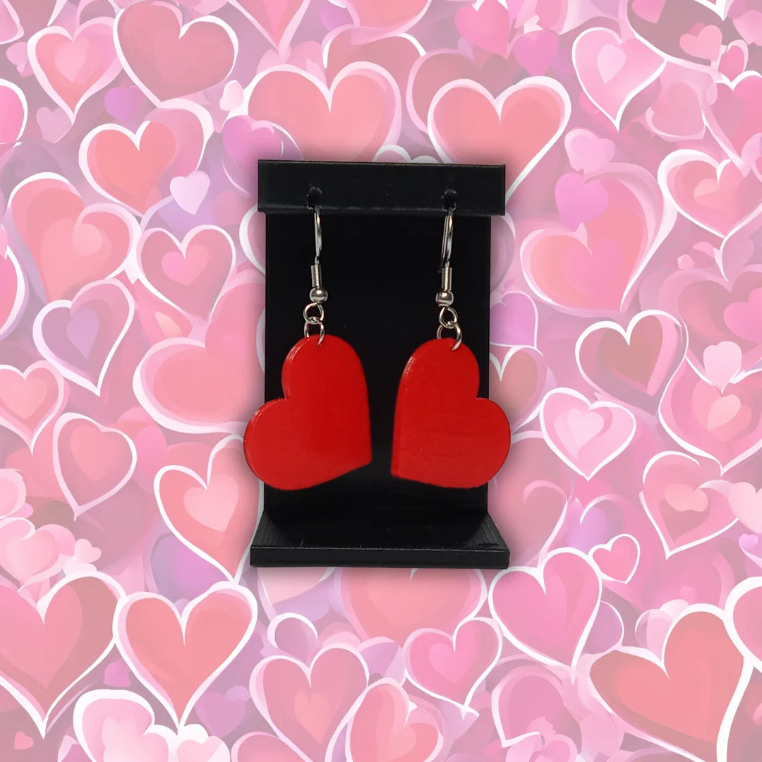 Pendientes 3D "Corazón" - Product Image