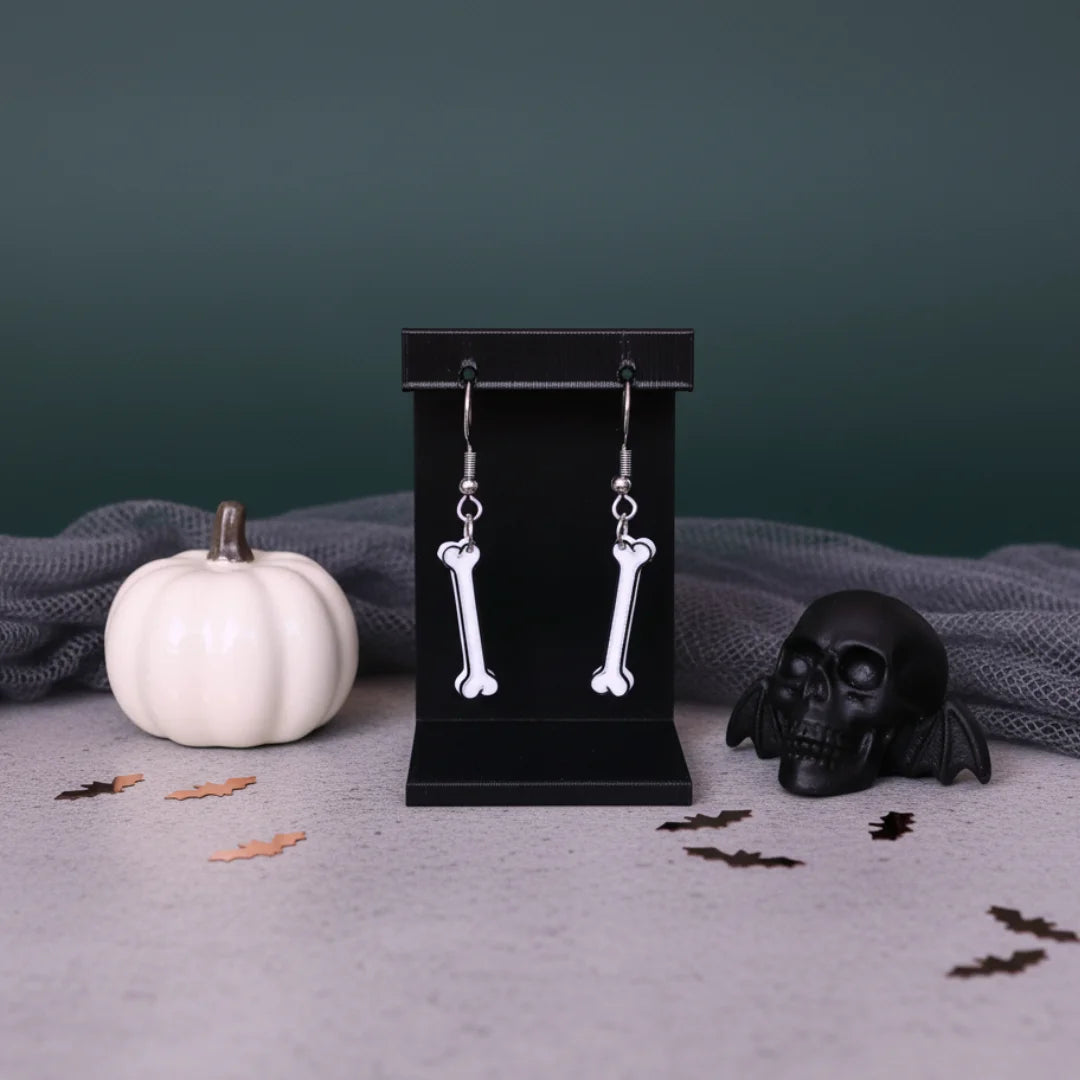 Pendientes 3D "Huesito" - Product Image