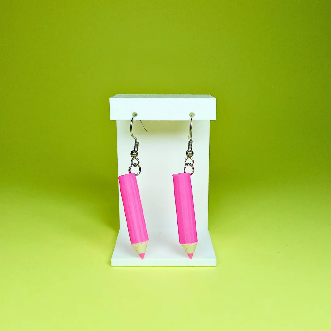 Pendientes 3D "Lápiz de color" - Product Image