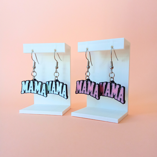 Pendientes 3D "Mama"
