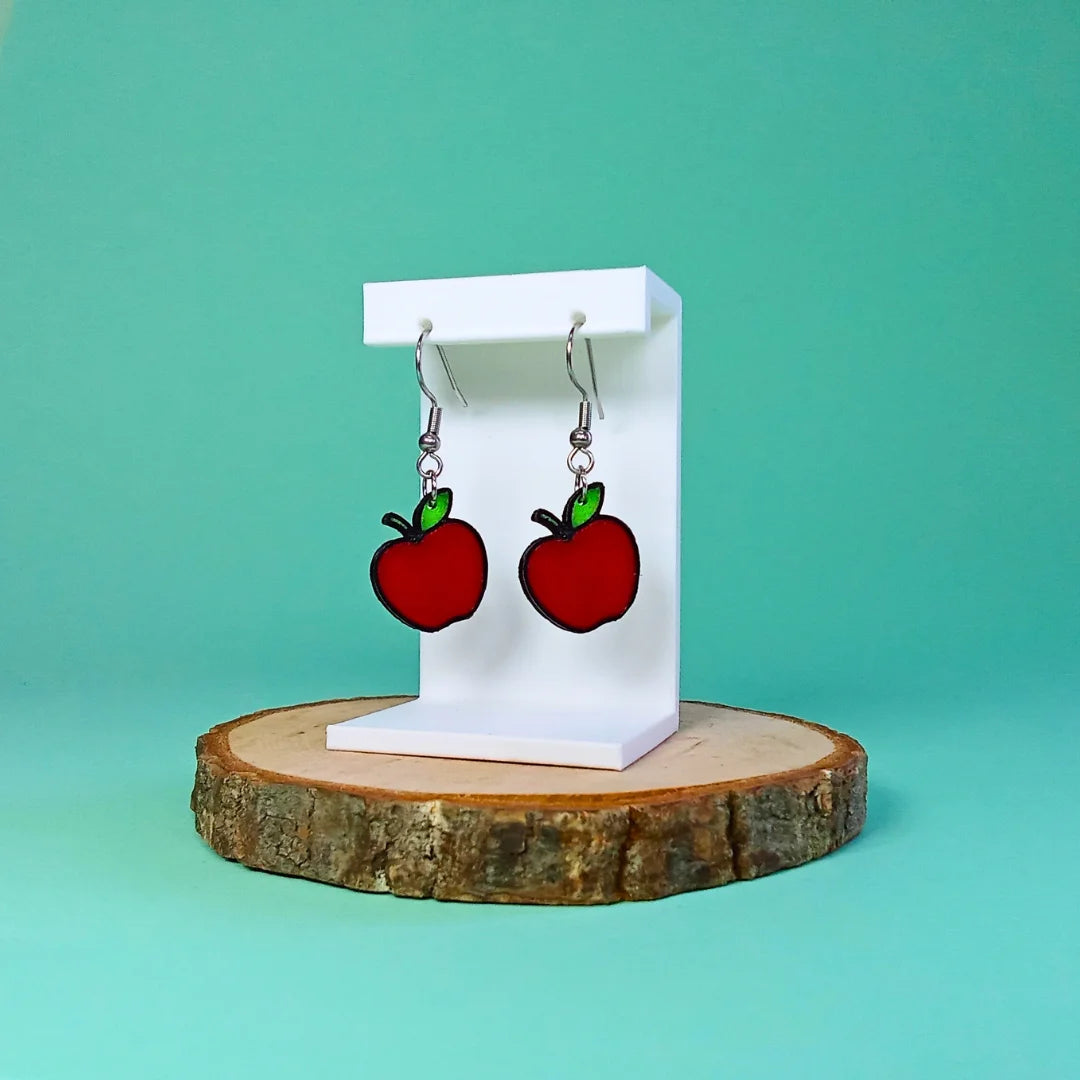 Pendientes 3D "Manzana" - Product Image