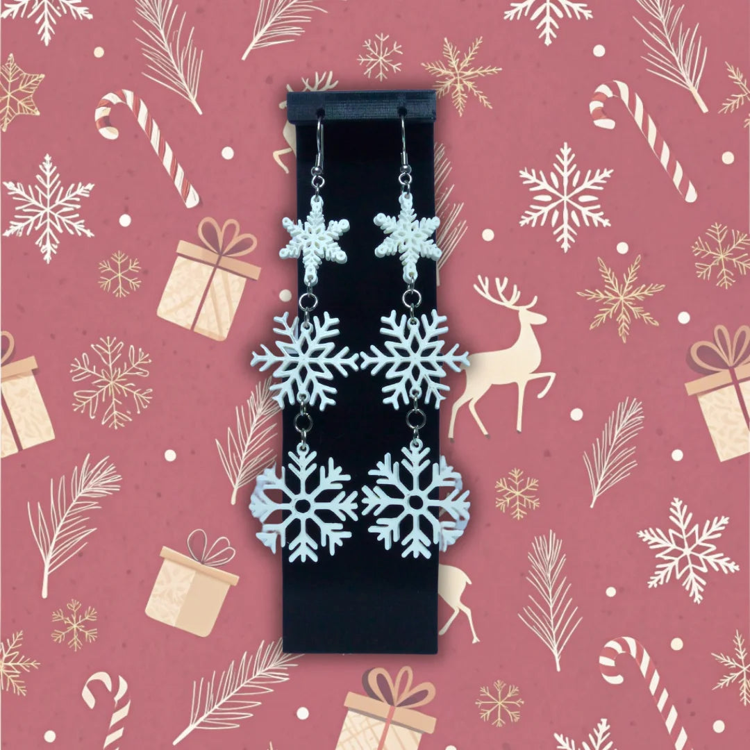 Pendientes 3D "Nevada" - Product Image