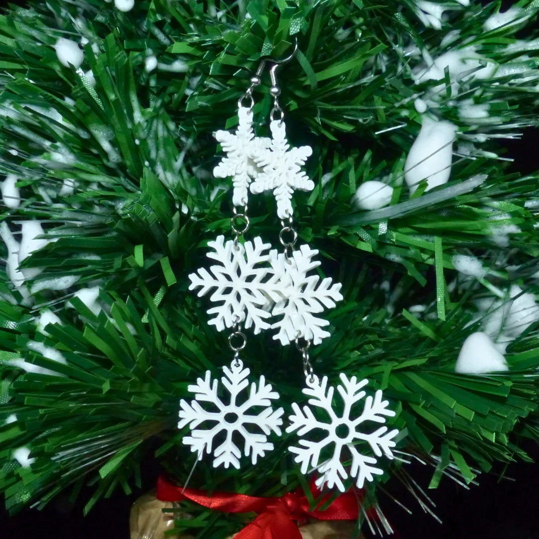 Pendientes 3D "Nevada" - Product Image