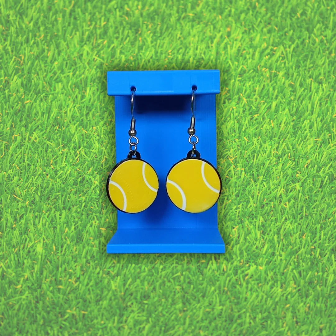 Pendientes 3D "Pelota tenis o pádel" - Product Image