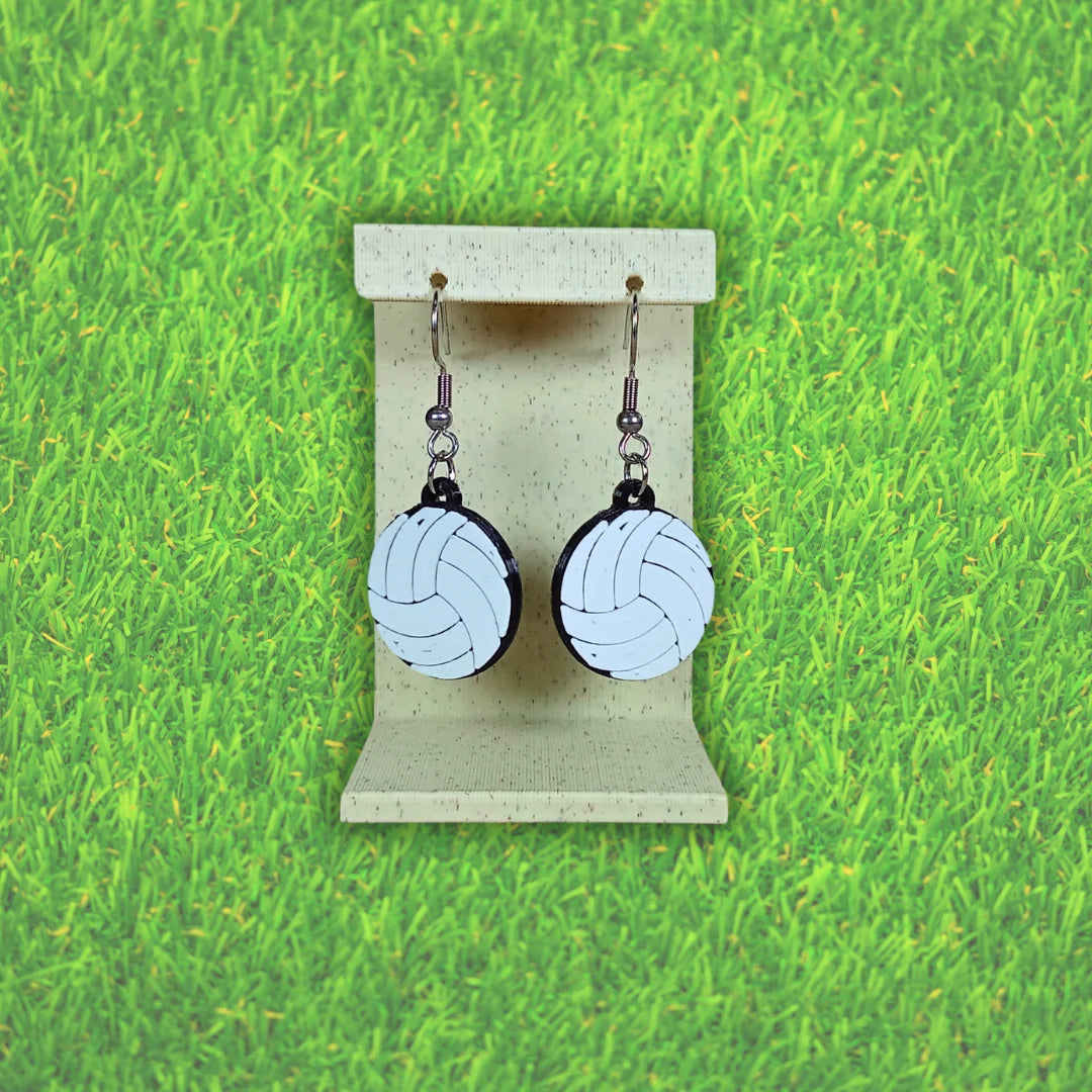 Pendientes 3D "Pelota voleibol" - Product Image