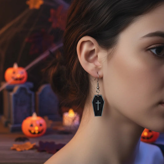 Pendientes 3D "RIP" - Product Image