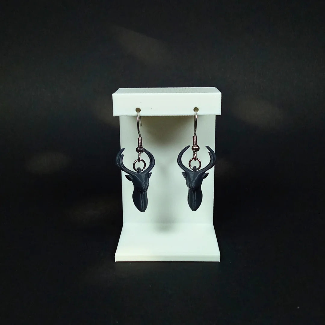 Pendientes 3D "Silueta de Reno" - Product Image