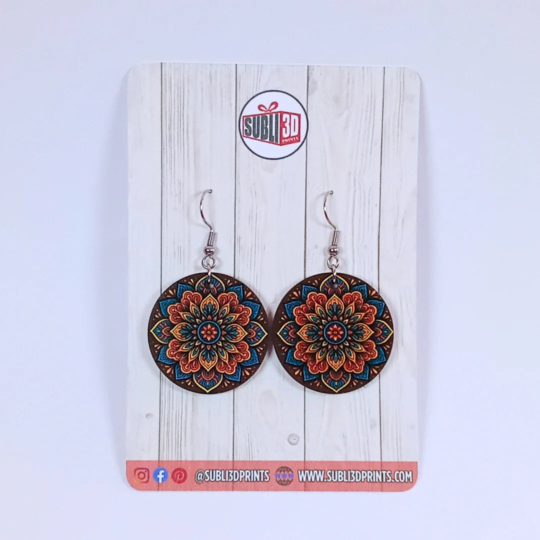 Pendientes "Circle Mandala" - Product Image