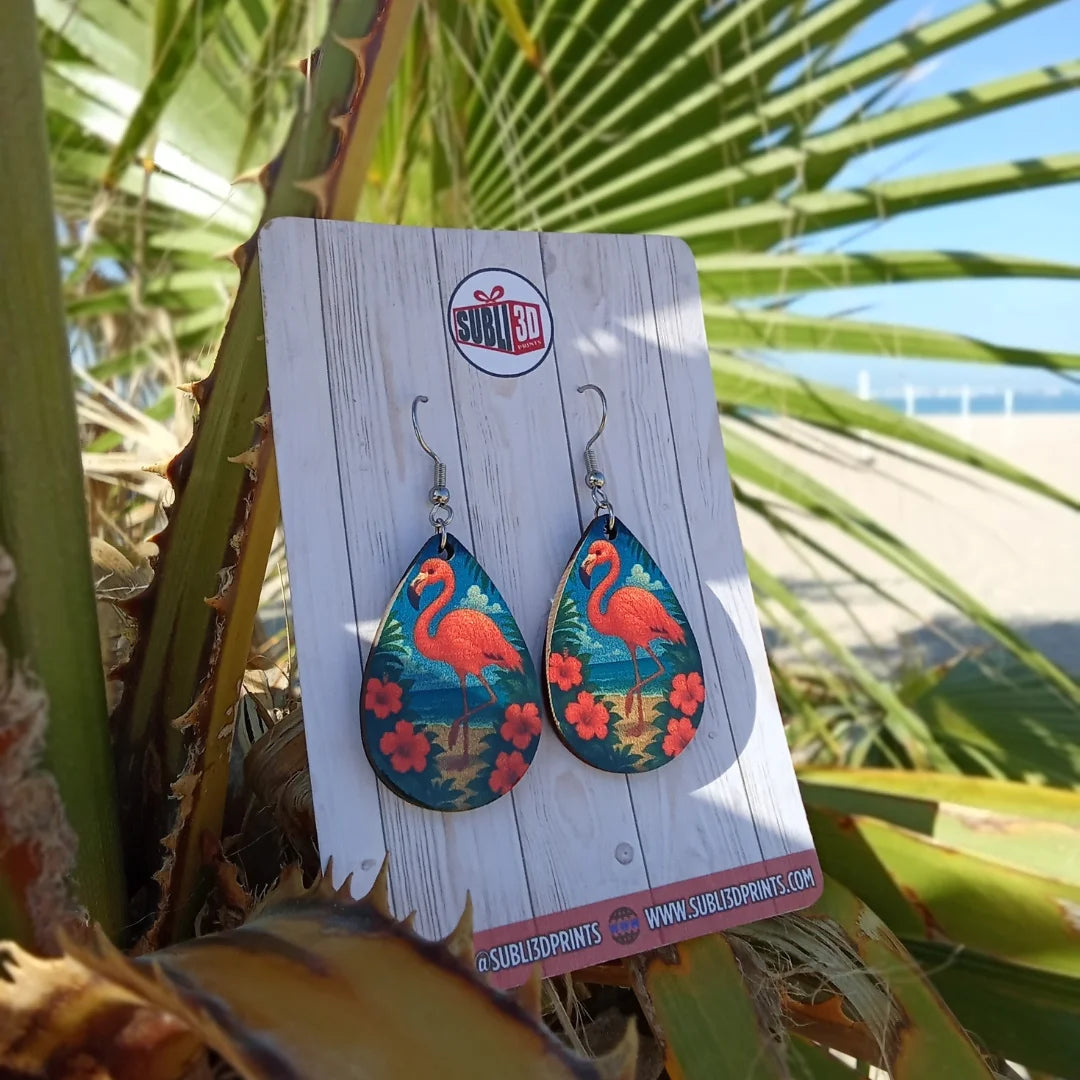 Pendientes "Flamingo" - Product Image