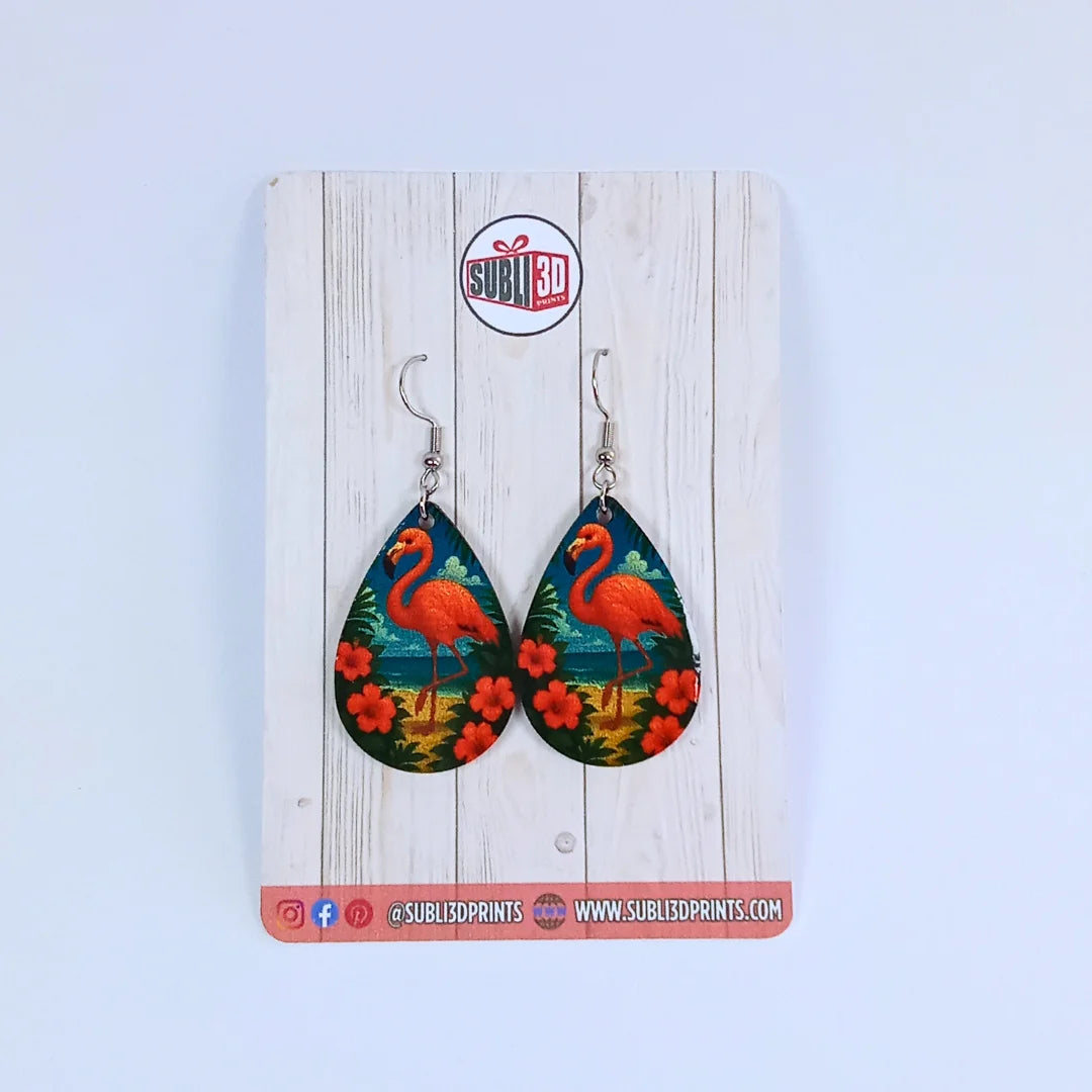 Pendientes "Flamingo" - Product Image