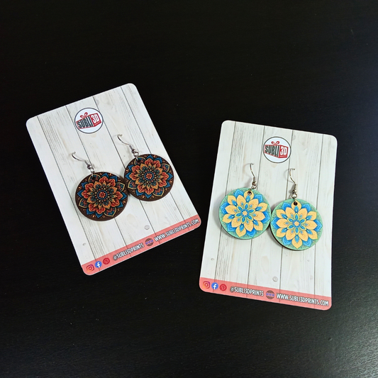 Pendientes "Circle Mandala" varios diseños
